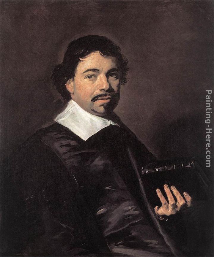 Johannes Hoornbeek painting - Frans Hals Johannes Hoornbeek art painting
